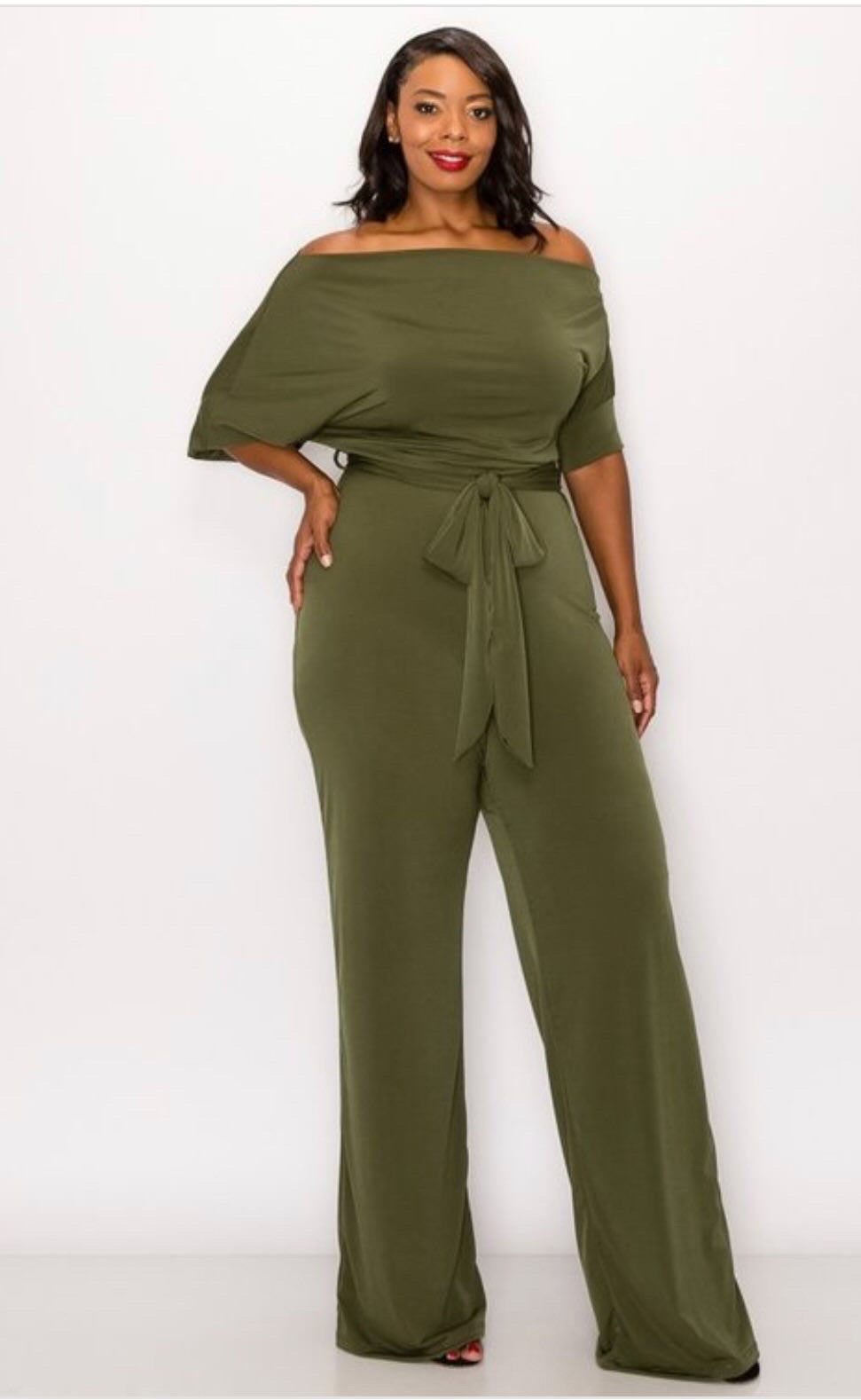 Infinity Jumpsuit — Wine